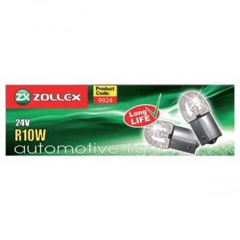 Sijalica Zollex 24V 10W BA15S 9924 (R10W 24V)