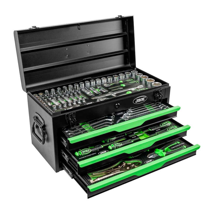 Set alata JBM 143kom sa metalnim koferom